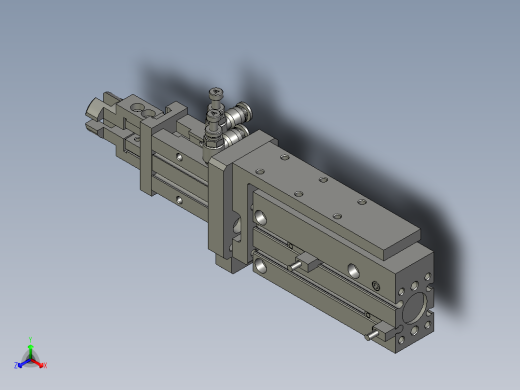 套筒组装下料夹CAE