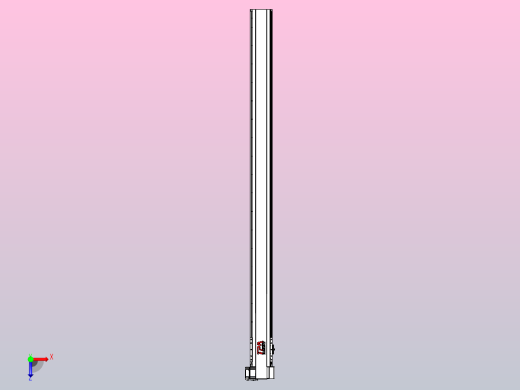 皮带直线轴半封闭可选导轨TPA-HNB-120D-110-L1700-RP-Y-P40-N3俯视缩略图