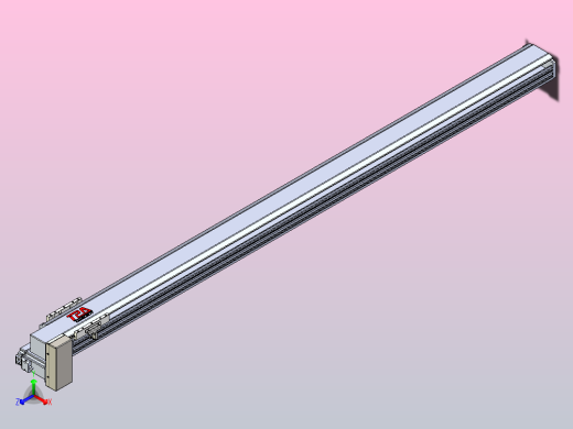 皮带直线轴半封闭可选导轨TPA-HNB-120D-110-L1700-RP-Y-P40-N3正等轴测缩略图