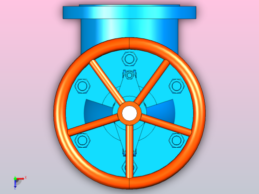 J44F46-JG44FX-1.6MPa 国标氟衬里截止阀[125]俯视缩略图