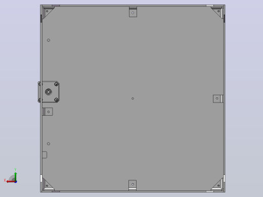 200x200x200mm单挤出机的3d 打印机后视缩略图