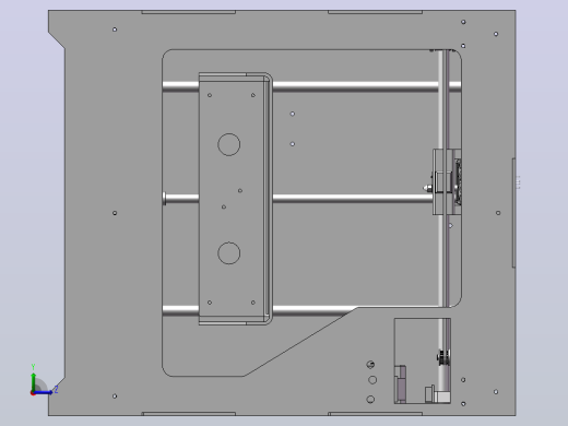 200x200x200mm单挤出机的3d 打印机左视缩略图