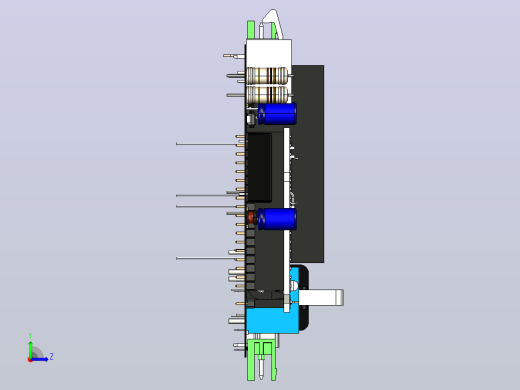 HF-RCM64V2模块三维模型左视缩略图