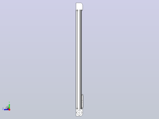 带式直线轴半闭式TPA-ONB-120-256-L1550-DR-J90-N3右视缩略图