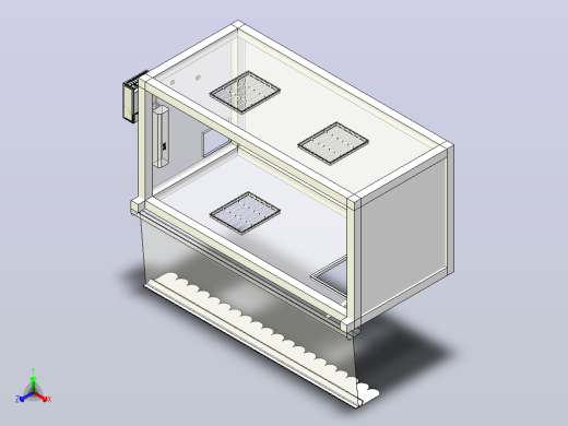 工地用活动板房3D，带空调