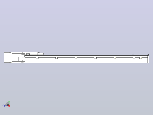 滚珠丝杠直线轴内置导轨TPA-GCR-150-2010C-L800-ML-M75-N3右视缩略图