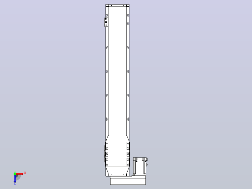 滚珠丝杠直线轴内置导轨TPA-GCR-150-2010C-L800-ML-M75-N3俯视缩略图