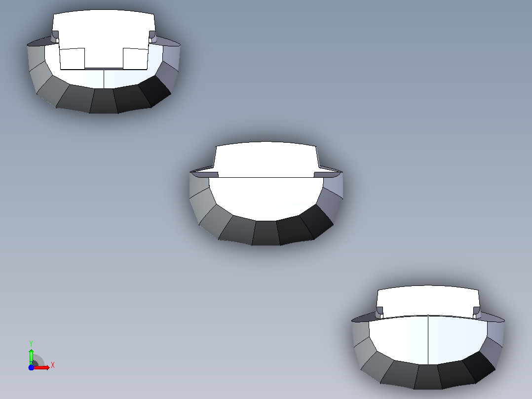 船模前视图
