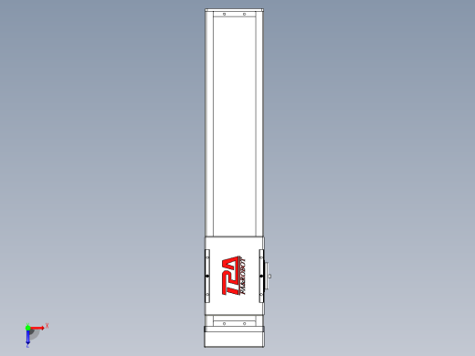 滚珠丝杠直线轴带导轨全封闭TPA-HCR-110D-1610C-L400-MP-C-P40-N3俯视缩略图