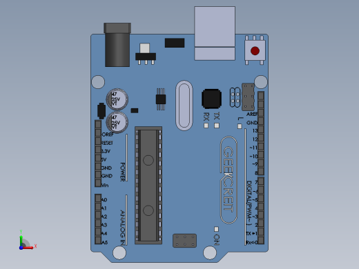 Arduino Uno开发板前视缩略图