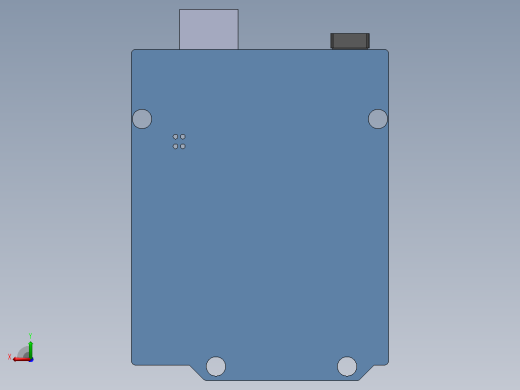 Arduino Uno开发板后视缩略图