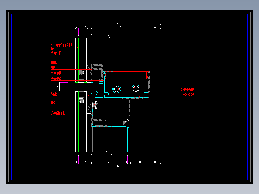 玻璃幕墙1节点图10