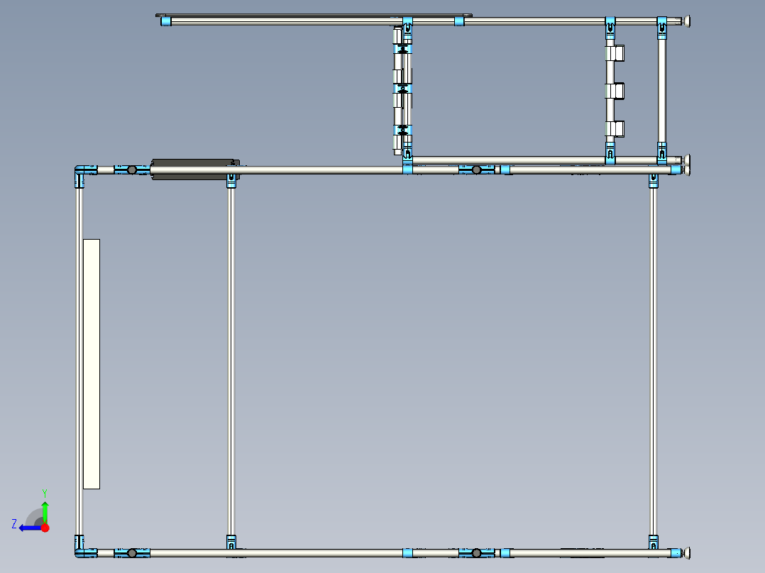 Stand工程支架右视图