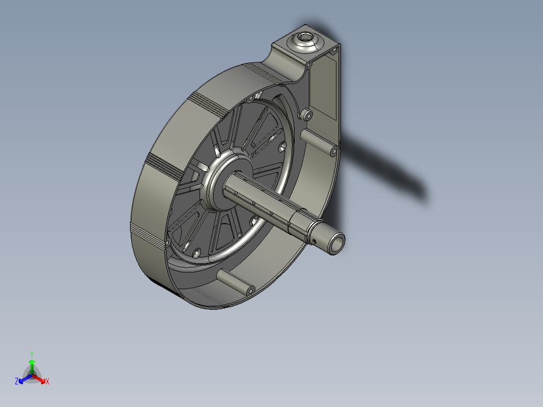 壳体正等轴测图