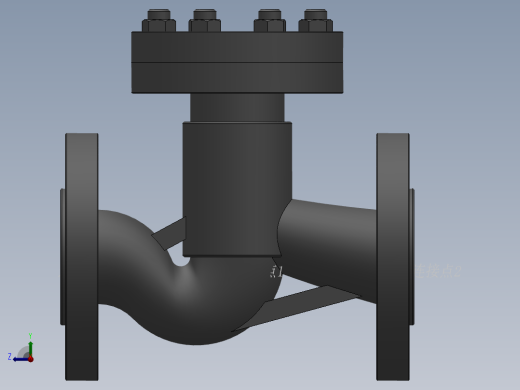 升降式止回阀-316 DN15-DN300右视缩略图