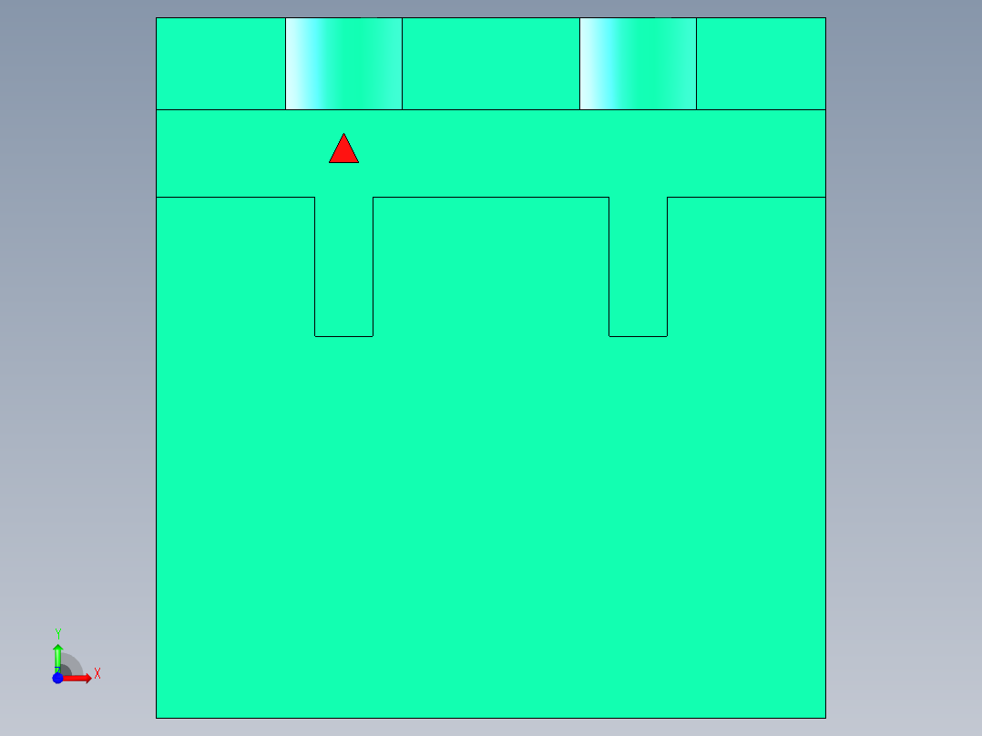 DEGSON 2EDG 系列 5.08mm 可插拔接线端子组-2EDGRC-5.08-02P-14-00AH前视图