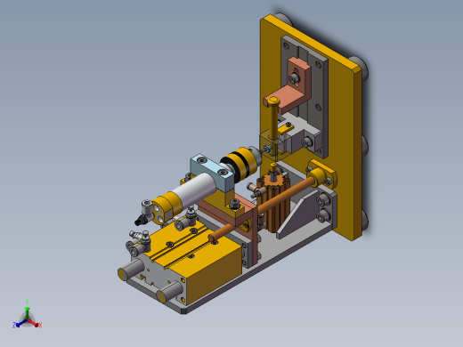 钻孔打孔机器正等轴测缩略图