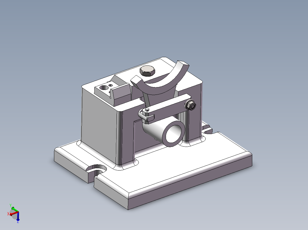 拨叉铣削叉口两侧面的夹具设计