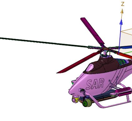 军备无人驾驶运行直升机