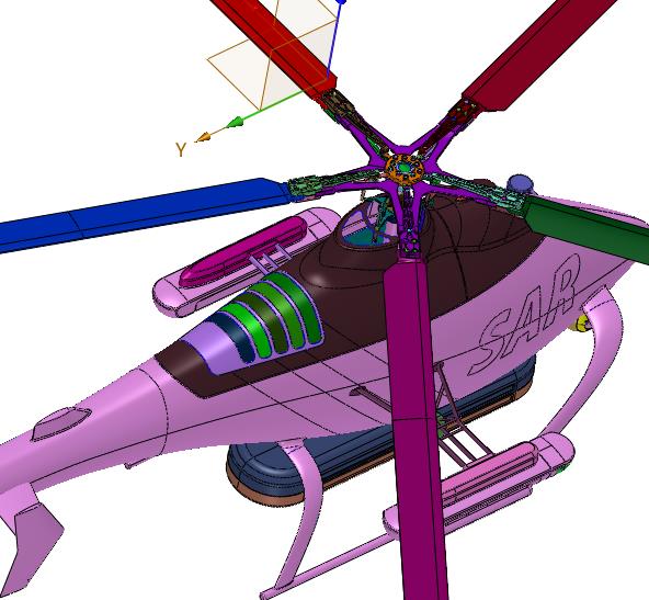 军备无人驾驶运行直升机