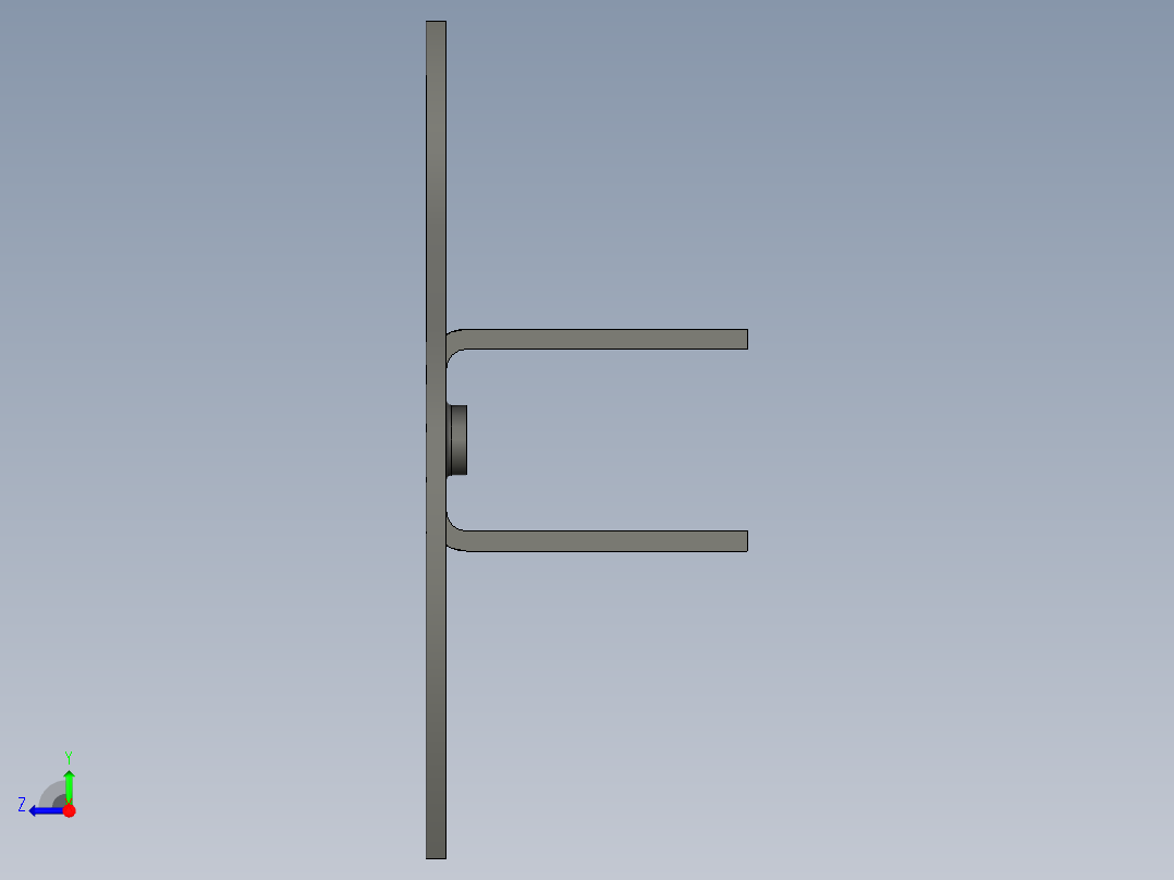 调节夹级进模（CAD图+UG三维）右视图