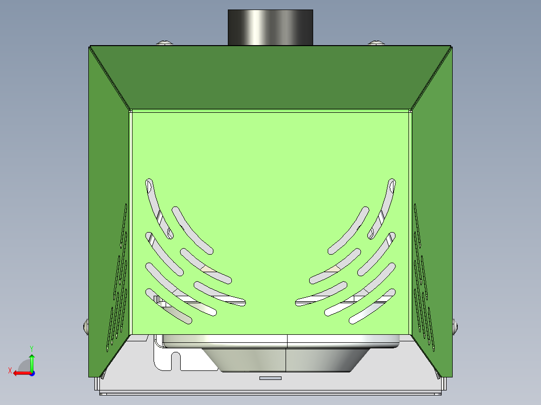 颗粒燃烧器(2)后视图