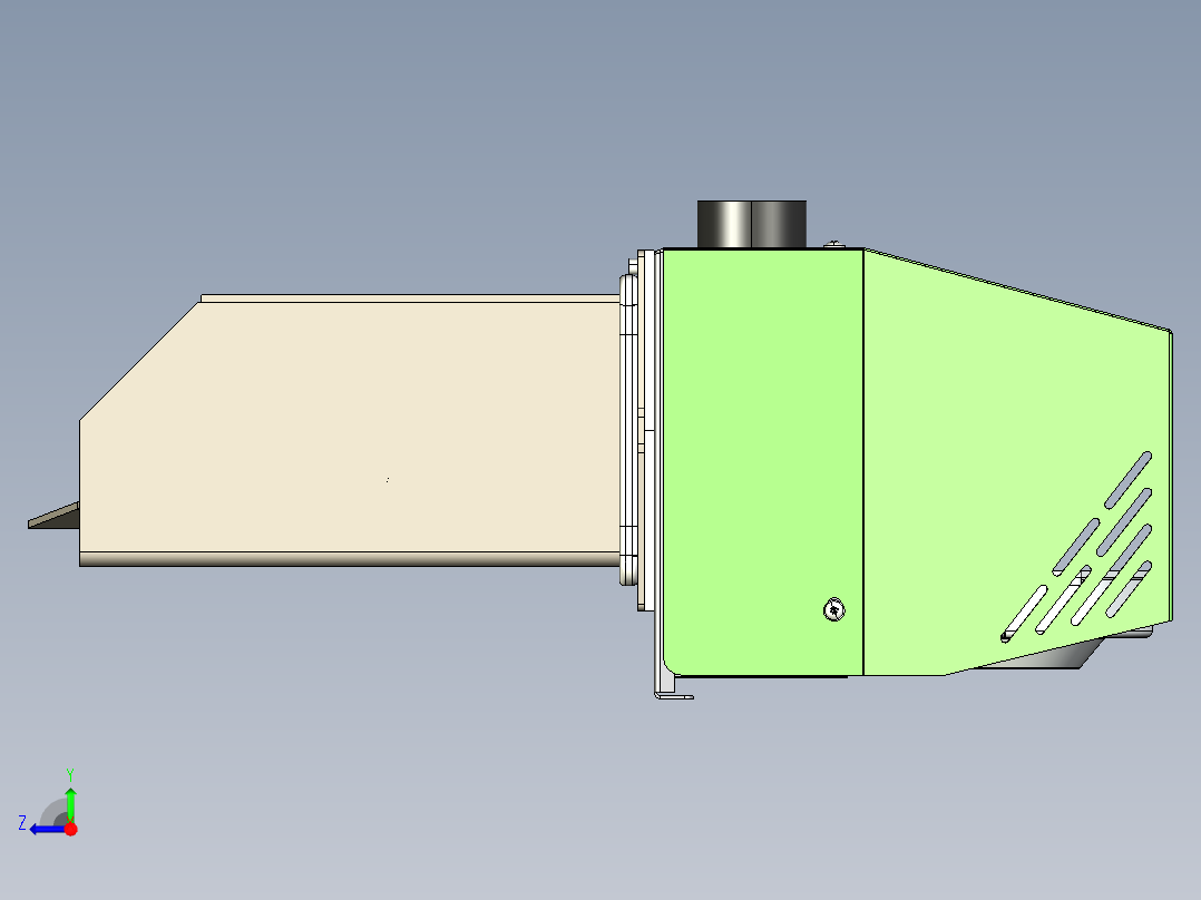 颗粒燃烧器(2)右视图