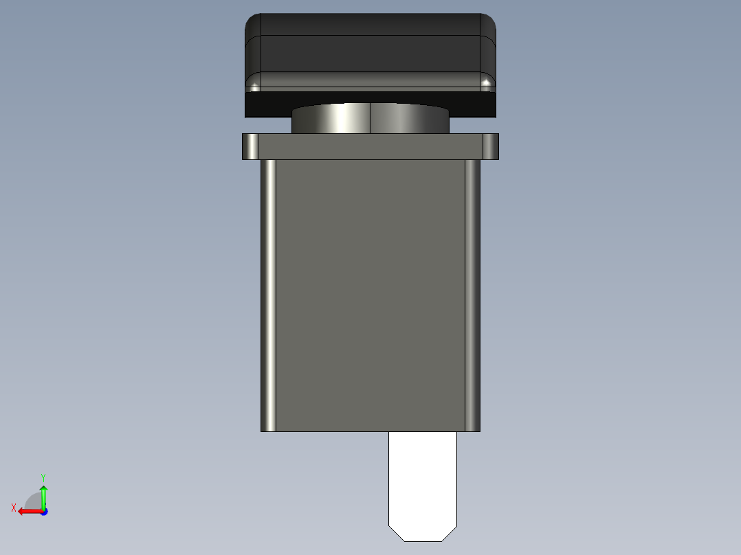 摇杆汽车开关开-关-开后视图