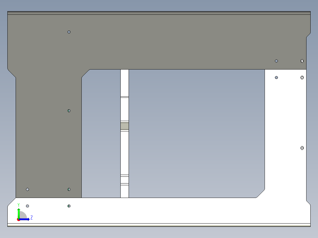 这是 VS3D mini 160 3d打印机左视图