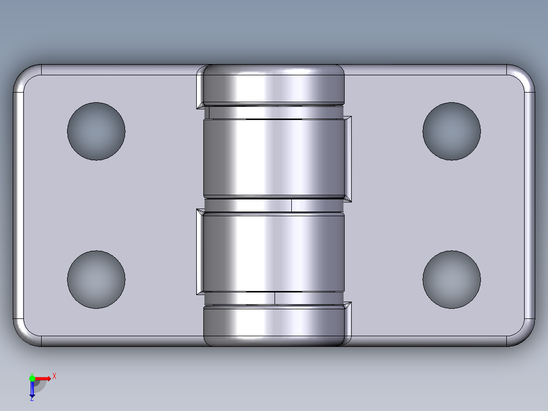 型材-KJN 45X45 DIE-CAST COMBI HINGE 095Z4545F00S俯视图