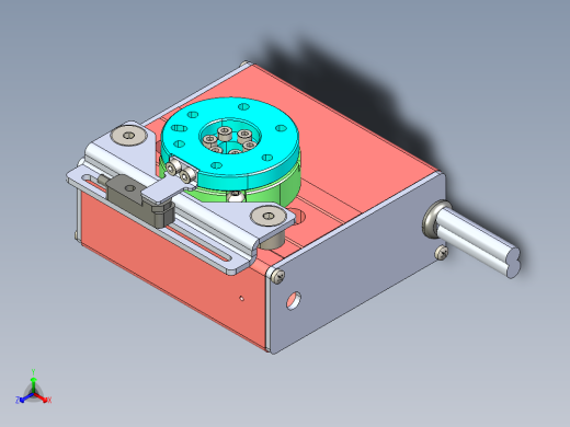 威洛博LNR电动转台LNR10-H-K-S-N-3主视缩略图