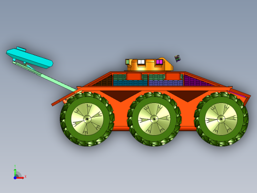 无人驾驶作战车辆前视缩略图