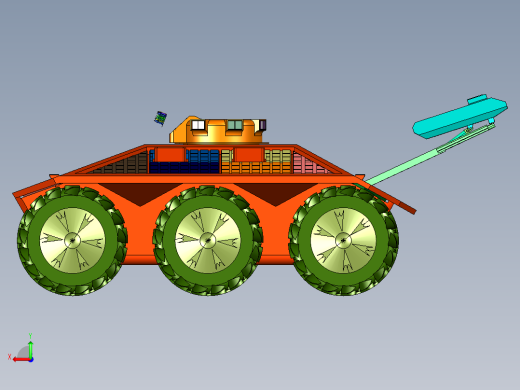 无人驾驶作战车辆后视缩略图