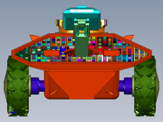 无人驾驶作战车辆左视缩略图