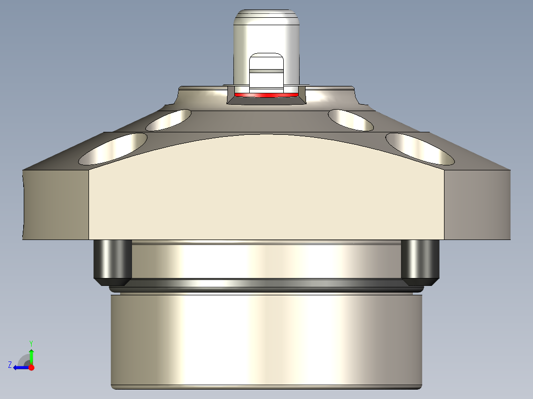 KOSMEKSFA2000-M2A-090多系列多零件图纸模型多系列多零件图纸模型右视图