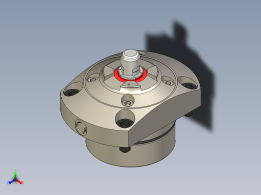 KOSMEKSFA2000-M2A-090多系列多零件图纸模型多系列多零件图纸模型正等轴测缩略图