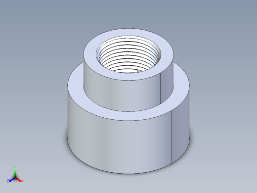 CPVC管件13-Sch80_ReducerCoupling_FPTxFPT_9830-211_1.5in x 1in正等轴测缩略图