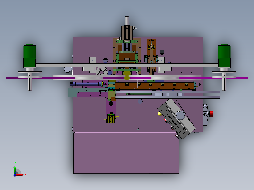 DVI插鱼叉总装图前视图