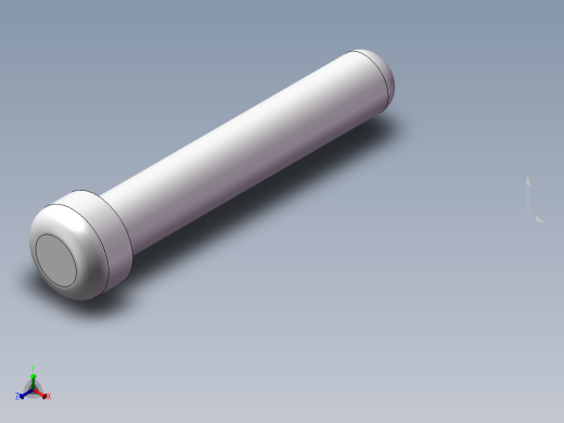 HHL011-1海坦威图铰链 轴销正等轴测缩略图