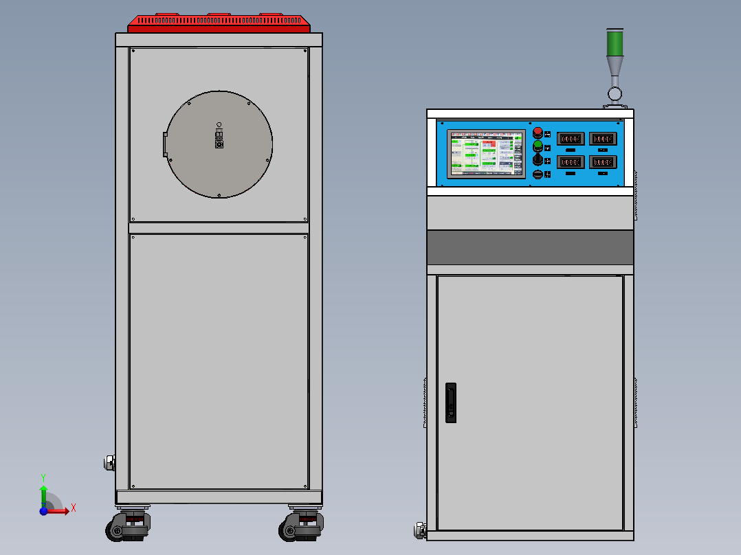 管式炉sw21可编辑前视图