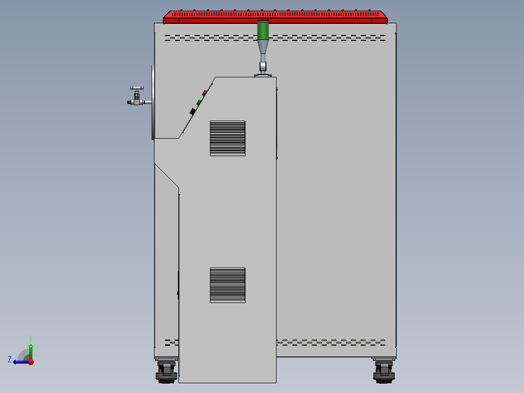 管式炉sw21可编辑右视图