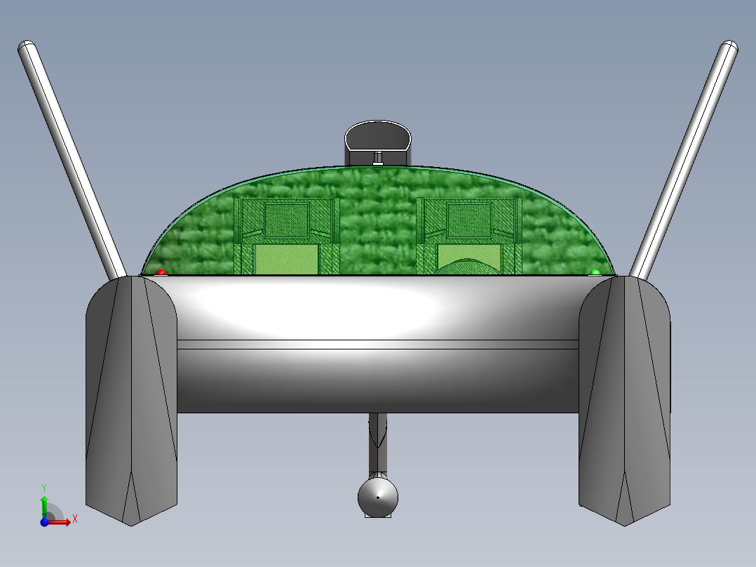 双体船图纸前视图