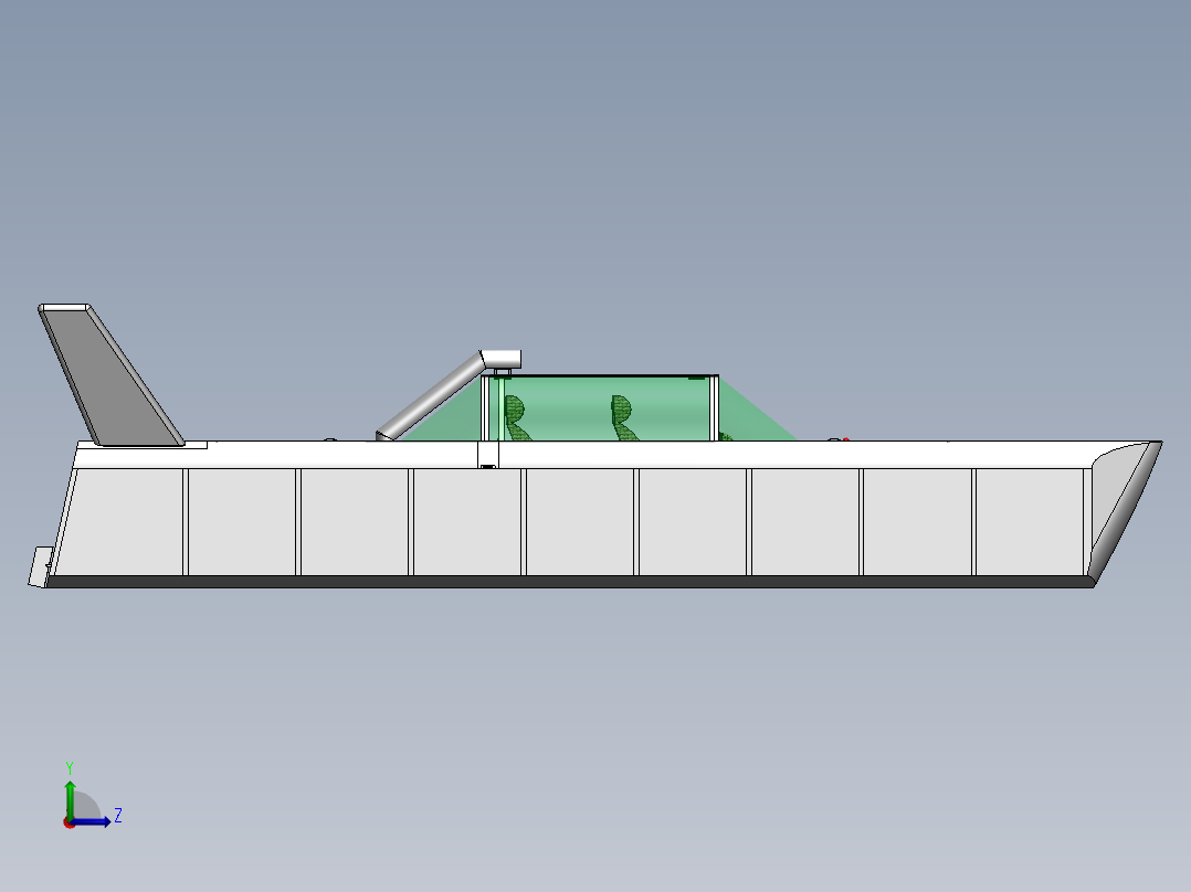 双体船图纸左视图