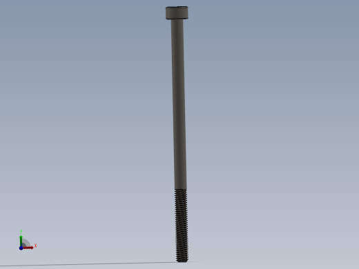Screw_DIN_912_M3x60_A2.SLDPRT公制内六角螺钉