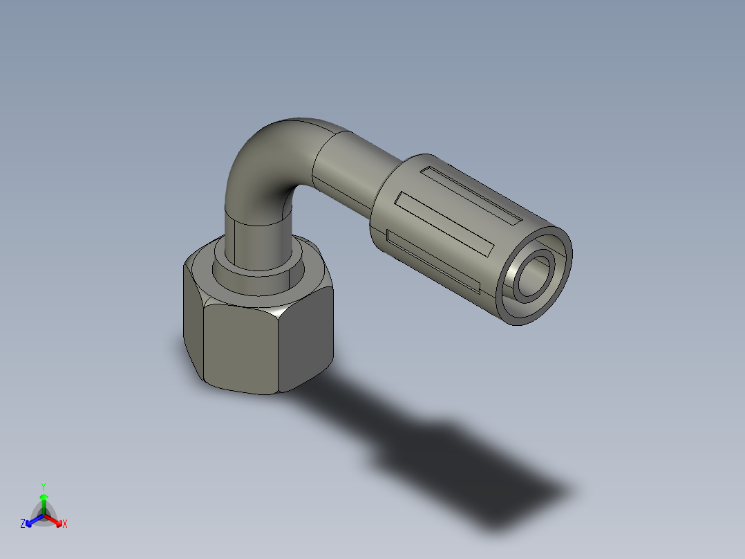 液压弯头90外锥60