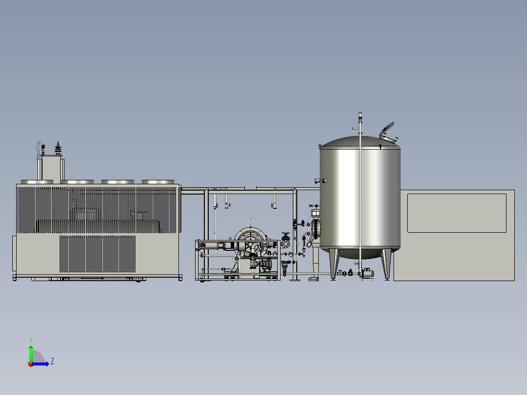 流水线、生产线(30)左视图