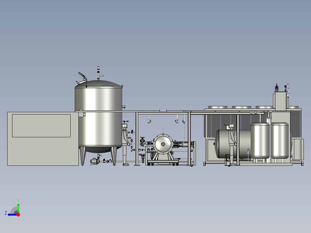 流水线、生产线(30)右视图