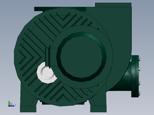泵、水泵、ZJY-300A罗茨泵(上海阳光)左视缩略图