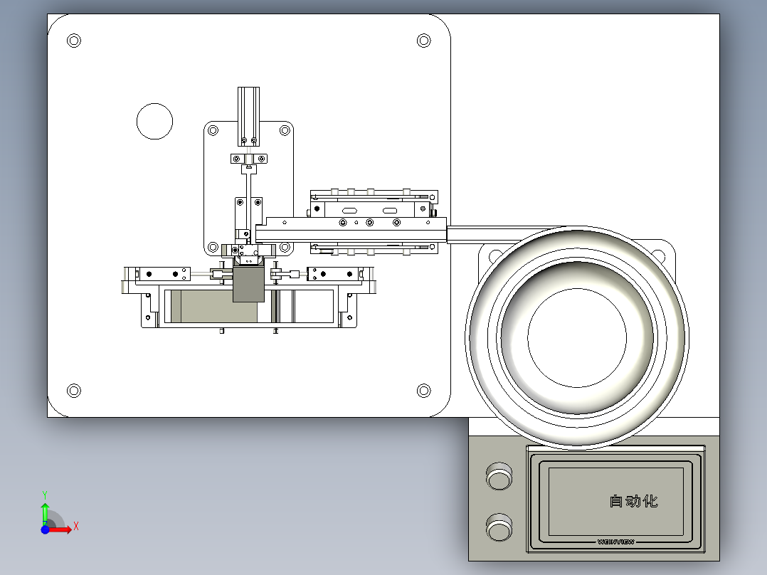 电阻片检测机前视图
