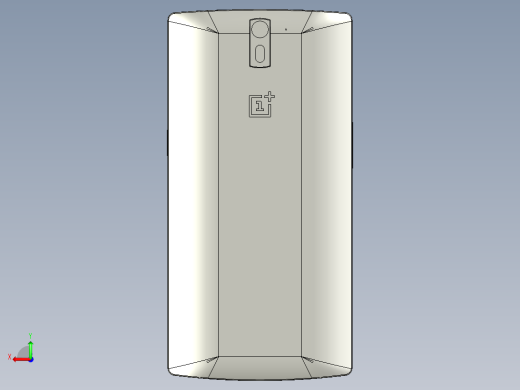 oneplus one体积模型catia stp igs 12(1)后视缩略图